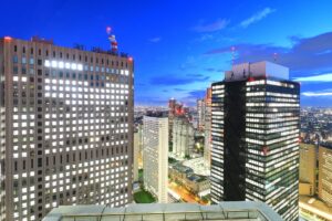 【デザイナーズ】稀少なハイグレードビル15～20坪、西新宿にたつ高層フロア